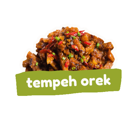 tempehking giphyupload vegan tempe plant power Sticker
