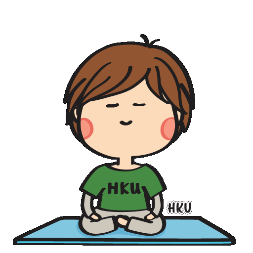 Meditate Hkusticker Sticker by The University of Hong Kong