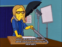 Chatting Season 10 GIF by The Simpsons