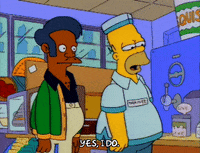 Tired Season 3 GIF by The Simpsons