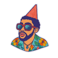 Puerto Rico Bunny Sticker