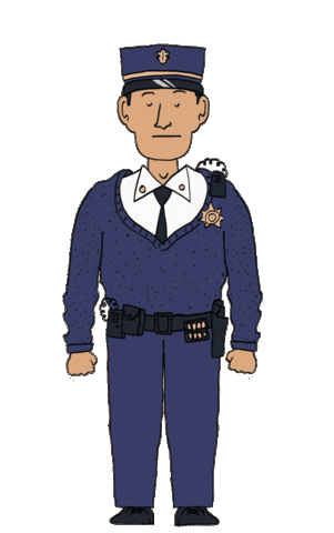 police mexican Sticker by Juan Billy