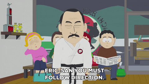 angry karate GIF by South Park 