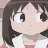 Shocked Azumanga Daioh GIF