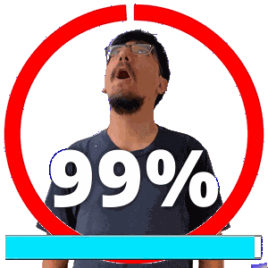 99 Percent Sticker