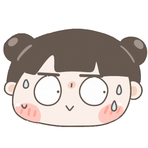 Girl Face Sticker by chuchumei