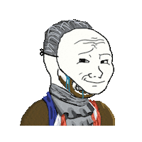 Crying Inside Poker Face Sticker