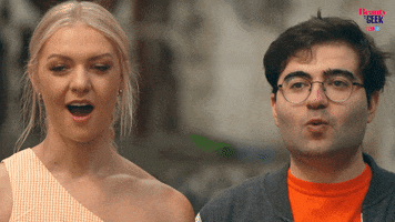 Surprise Wow GIF by Beauty and the Geek Australia