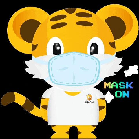 SEAGMOfficial covid19 mask on fight covid seagm GIF