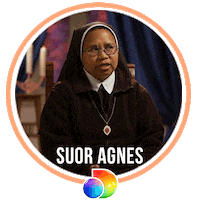 Real Time Nun Sticker by discovery+