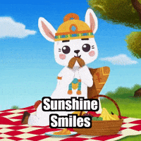Sunny Day Picnic GIF by Llamaozi