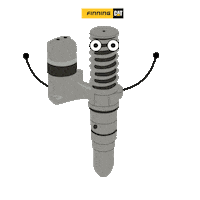 Finning finning sudamerica finning cat finningcat finninglatam Sticker