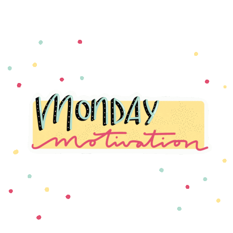 Monday Motivation Sticker by Glück ist...