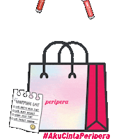 Make Up Pink Sticker by Peripera Indonesia