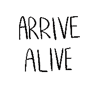 Alcohol Arrive Sticker