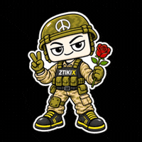Flower Power Peace GIF by ZTIKIX