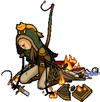 Kendrels help adventure fantasy dnd Sticker