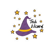 Stars Wizard Sticker by Kelsey Kerr