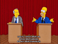 Argue Season 9 GIF by The Simpsons