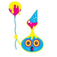 Happy Birthday Love Sticker by Sloomoo Institute