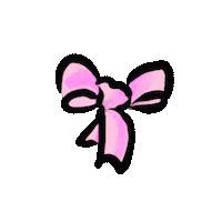 Pink Bow Sticker
