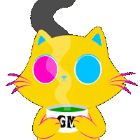 Cats Morning Sticker