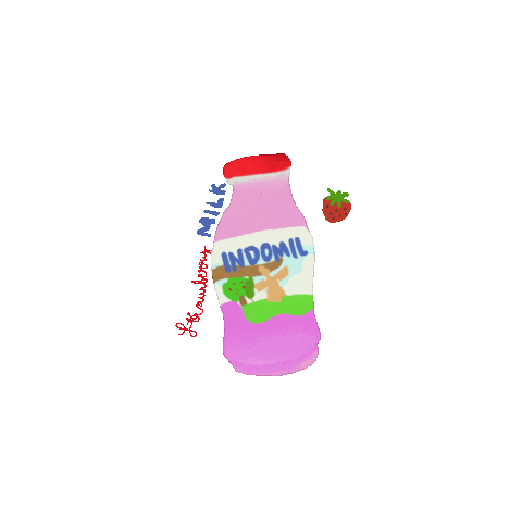 Khansakia drink drinks fresh milk Sticker