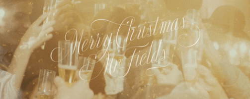 cheers champagne GIF by Merry Christmas Mr. Fields