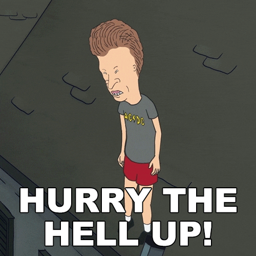 Go Faster Hurry Up GIF by Paramount+