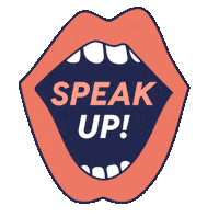 International Womens Day Speak Up Sticker by iZettle Social