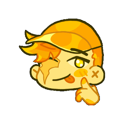 Gold Joking Sticker by Polygonal Mind