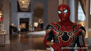 morphin no nope stop spiderman GIF