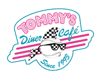TommysDiner cafe france burger restaurant Sticker
