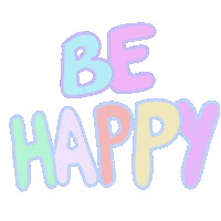 Be Happy Sticker