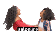 girl hug Sticker by Salon Line