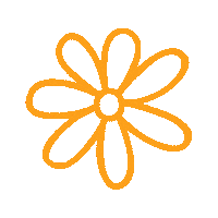 Orange Flower Sticker by Love Tattoos