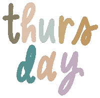 Rainbow Thursday Sticker