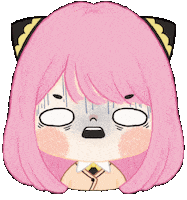 Shocked Chibi Sticker by whee