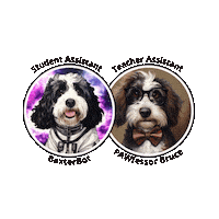 scholareducation pawfessorbruce baxterbot scholareducation Sticker