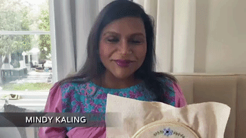 Mindy Kaling's Unique Embroidery