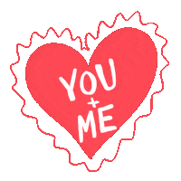 You And Me Love Sticker