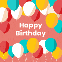 tokkigifting happy birthday balloons tokki regift GIF