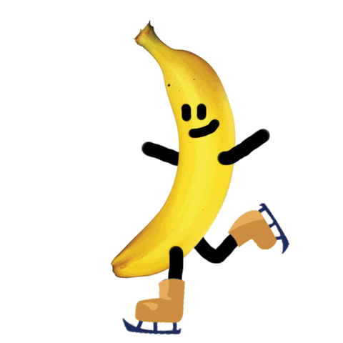 Happy Ice Skating Sticker