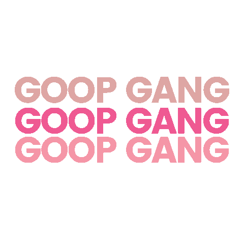 goopgangau weight loss gut health goopgang goop gang Sticker
