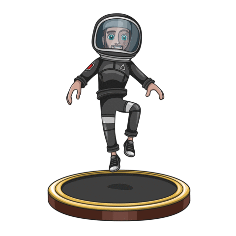 Space Hover Sticker