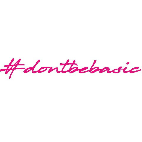 Businesscoach Dont Be Basic Sticker by Linda Hayles