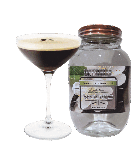 Espresso Martini Alcohol Sticker by CopperheadDistillery