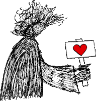 demonicdreamsart love heart amor valentines day Sticker