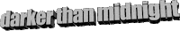 darker than midnight Sticker by AnimatedText