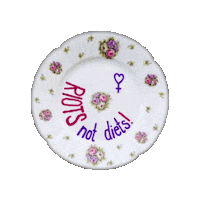 Teller Riots Not Diets Sticker